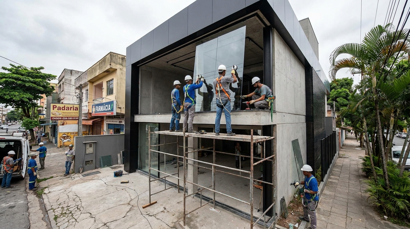 Fachadas para Lojas e Empresas em Maceió‑AL